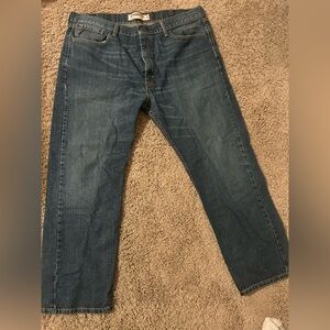 Levi's 505 Regular Fit Straight Leg Jeans Mens 40x30 Casual Denim Y2K Retro